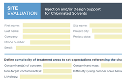 Chlorinated Solvent Site Evaluation Questionnaire