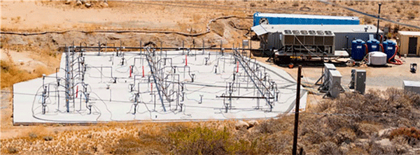 a thermal well field