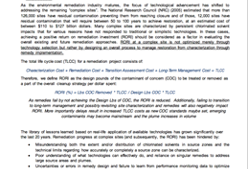 Remediation of Complex Chlorinated Solvent Sites