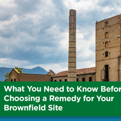 A photo of a brownfield
