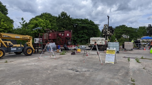 Environmental Fracturing Job Site