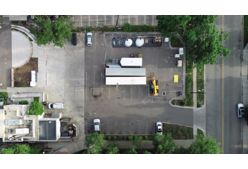 an aerial view of a remediation site