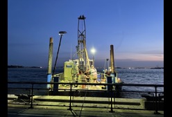 Coring and Sampling Along the Waterfront at Battery Park
