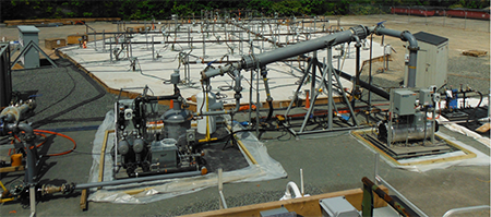 a photo of a thermal wellfield