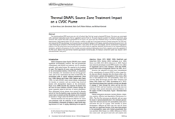 Thermal DNAPL Source Zone Treatment Impact on a CVOC Plume