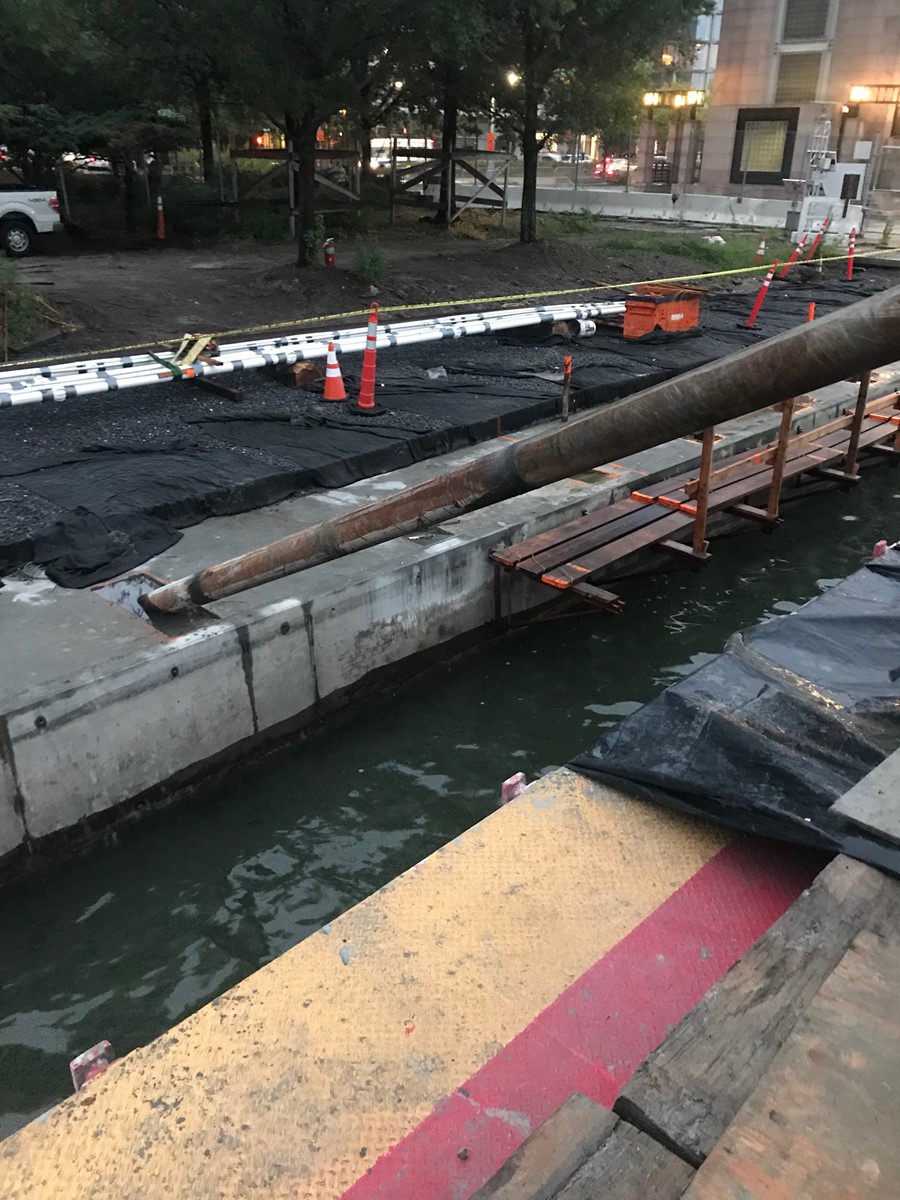 Sonic from Barge Shortens Geotechnical Tieback Project