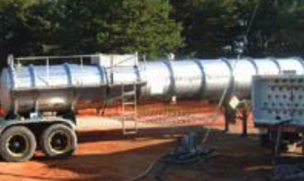 A photo of a tanker