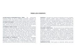 Terms and Conditions