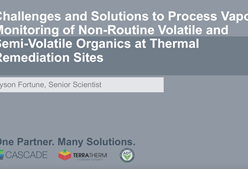 Battelle 2022 Platform - Non Routine Volatile and Semi Volatile Organic Vapor Monitoring at Thermal Remediation Sites - Lessons Learned