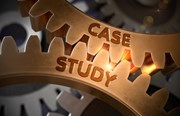 Gears with text that reads Case Study