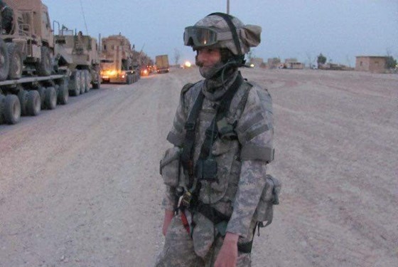 A photo of Jason Williams under deployment